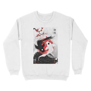 Alternative view of Koi fish - Yin Yang Unisex Crewneck Sweatshirt