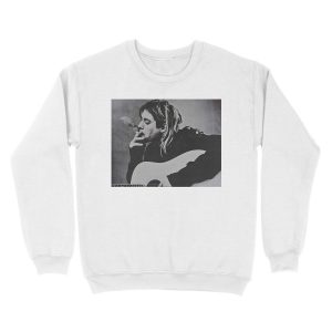 Alternative view of KurCobain Smoke Unisex Crewneck Sweatshirt
