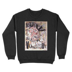 Kurt Vonnegut Portrait Unisex Crewneck Sweatshirt