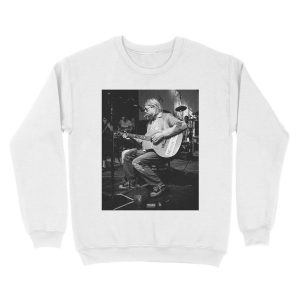 Alternative view of Kurtcobain Playing Guitar Unisex Crewneck Sweatshirt