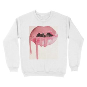 Alternative view of Kylie Jenner Lip Aesthetic Unisex Crewneck Sweatshirt