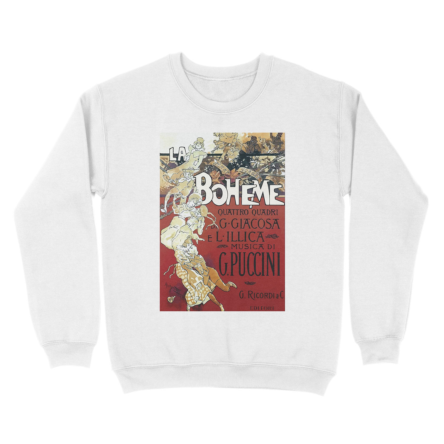 La Boheme Vintage Unisex Crewneck Sweatshirt - Image 2