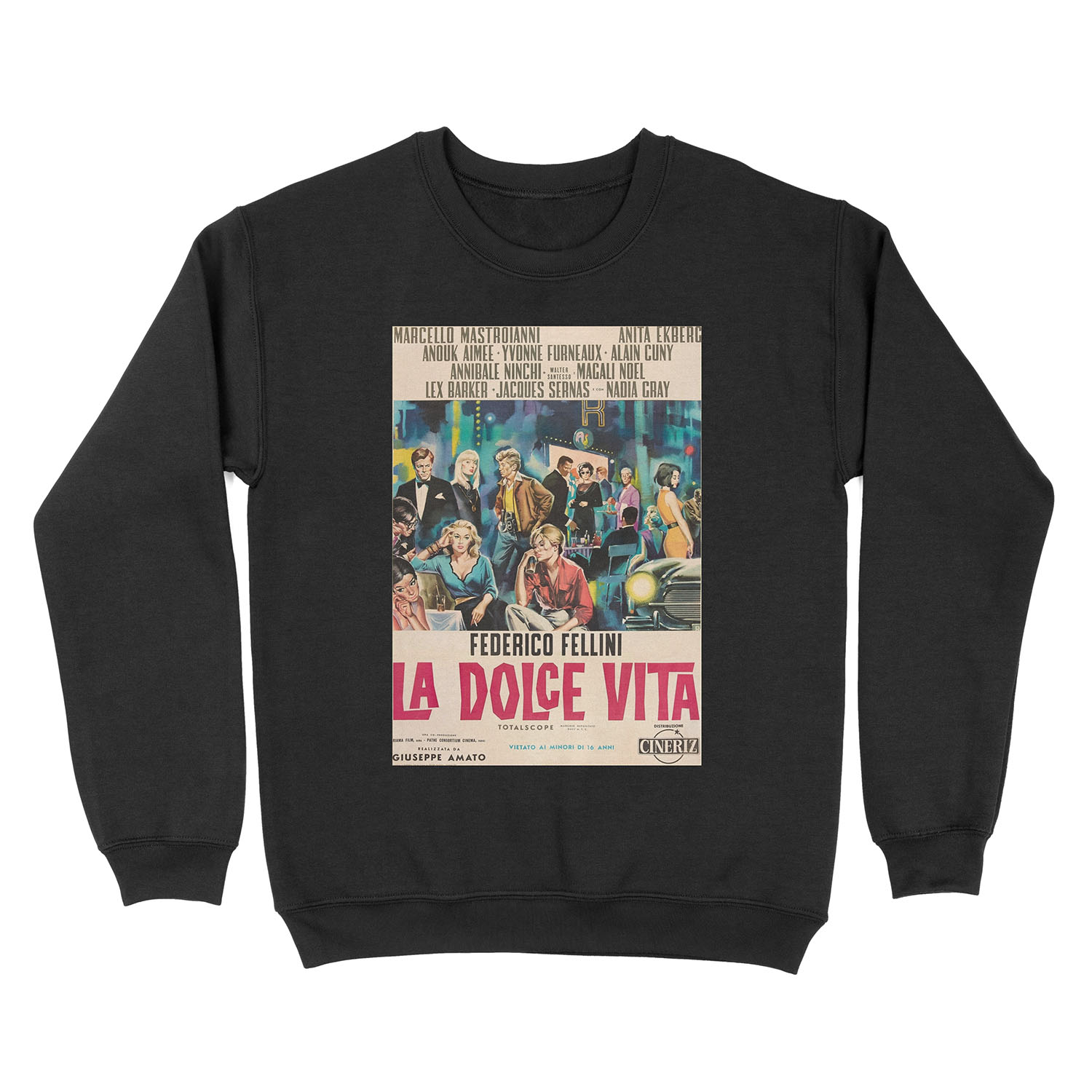 La Dolce Vita Vintage Unisex Crewneck Sweatshirt