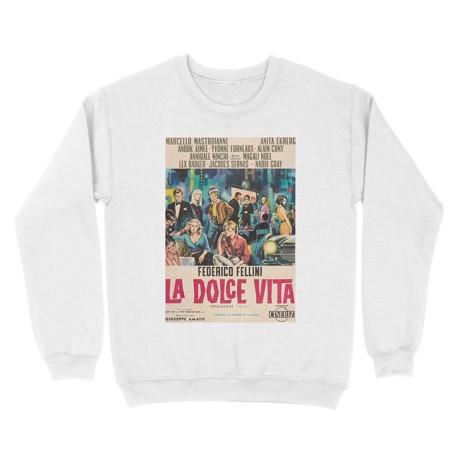 La Dolce Vita Vintage Unisex Crewneck Sweatshirt - Image 2