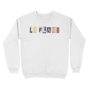 Alternative view of La Flame Unisex Crewneck Sweatshirt
