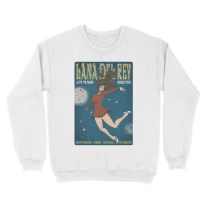 Alternative view of LA to the Moon Unisex Crewneck Sweatshirt