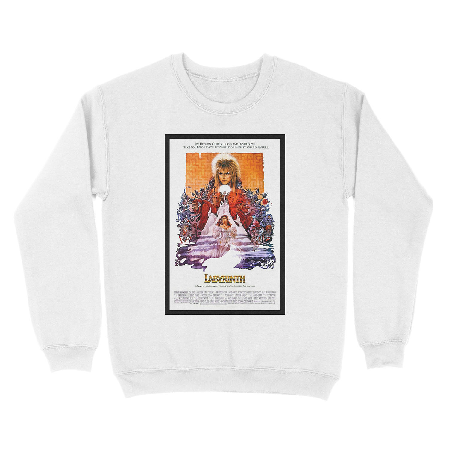 LABYRINTH Unisex Crewneck Sweatshirt - Image 2