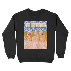 Ladies-Only Club #illustration #painting Unisex Crewneck Sweatshirt