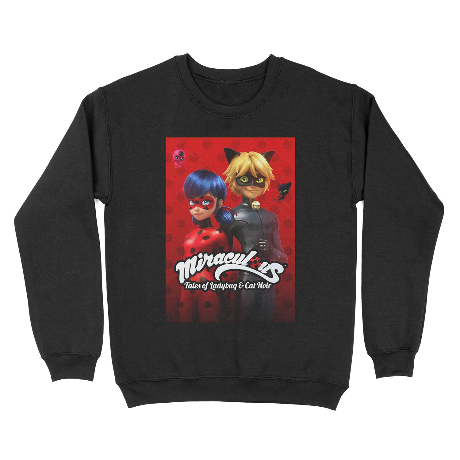 Ladybug and Cat Noir - Miraculous Unisex Crewneck Sweatshirt
