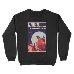 Laika - Space Dog Unisex Crewneck Sweatshirt