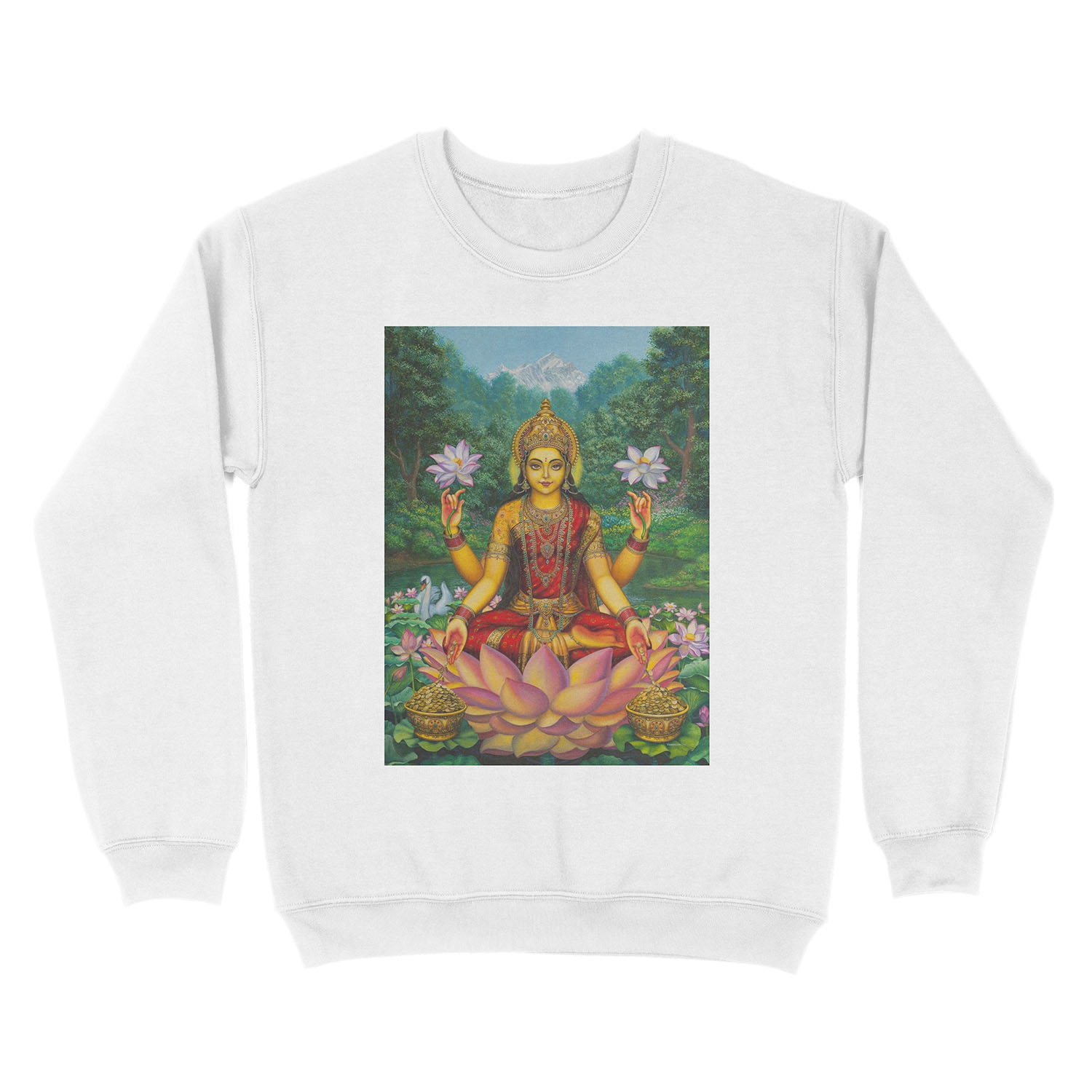 Lakshmi Unisex Crewneck Sweatshirt - Image 2