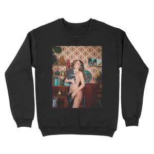 Lana Rhoades Vinyl Unisex Crewneck Sweatshirt