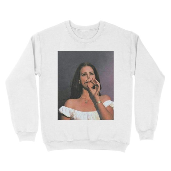 lana smoke Unisex Crewneck Sweatshirt - Image 2