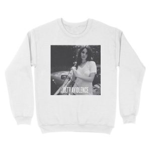 Alternative view of Lana Ultraviolence B&W Unisex Crewneck Sweatshirt