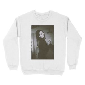 Alternative view of lana white and black Unisex Crewneck Sweatshirt