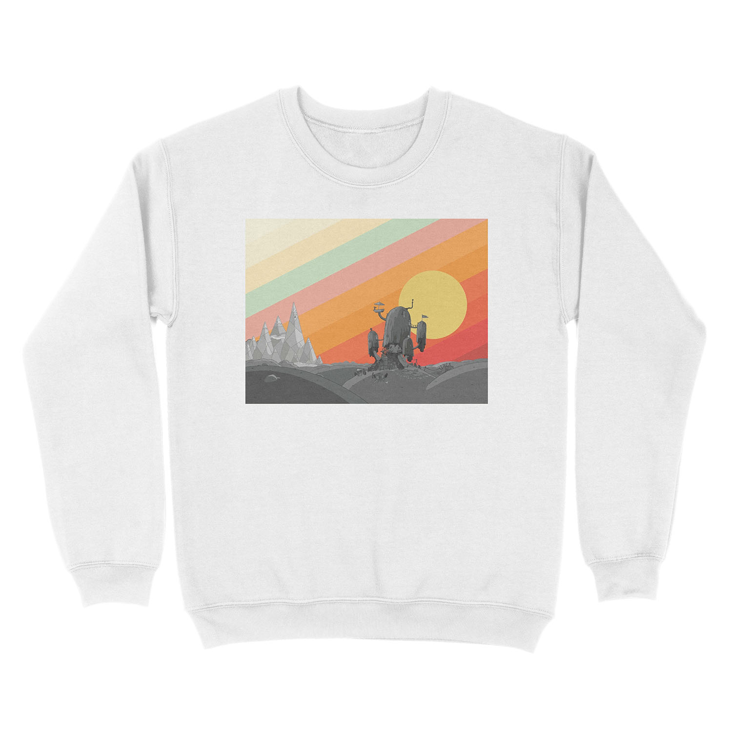 Land Of Ooo (Adventure Time) Unisex Crewneck Sweatshirt - Image 2