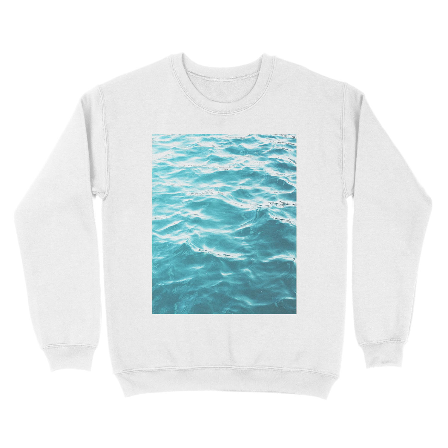 Landscape Blue water Unisex Crewneck Sweatshirt - Image 2