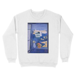 Alternative view of LANDSCAPE VIEWED FROM A WINDOW IN TANGIER - HENRI MATISSE Unisex Crewneck Sweatshirt
