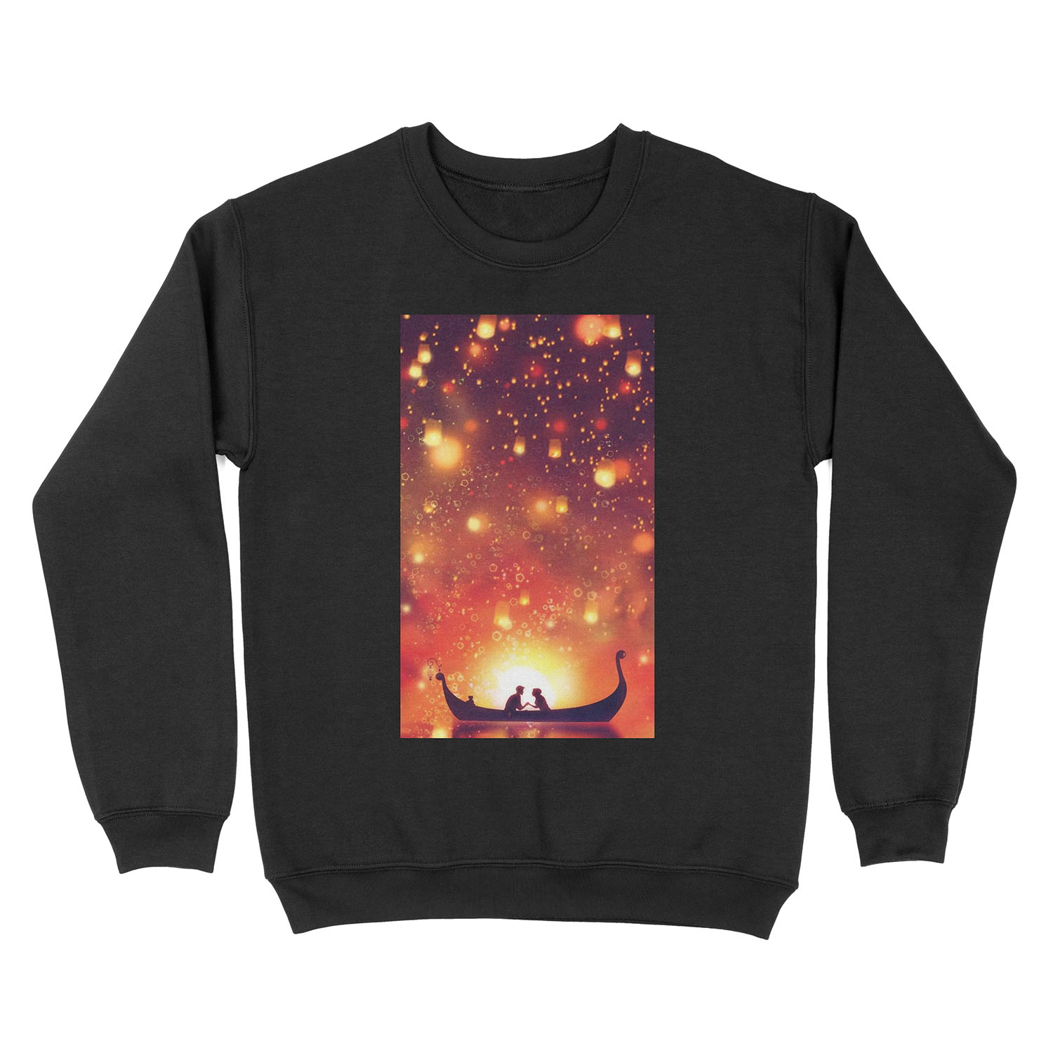 Lantern Themed Design Unisex Crewneck Sweatshirt