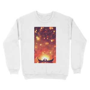 Alternative view of Lantern Themed Design Unisex Crewneck Sweatshirt