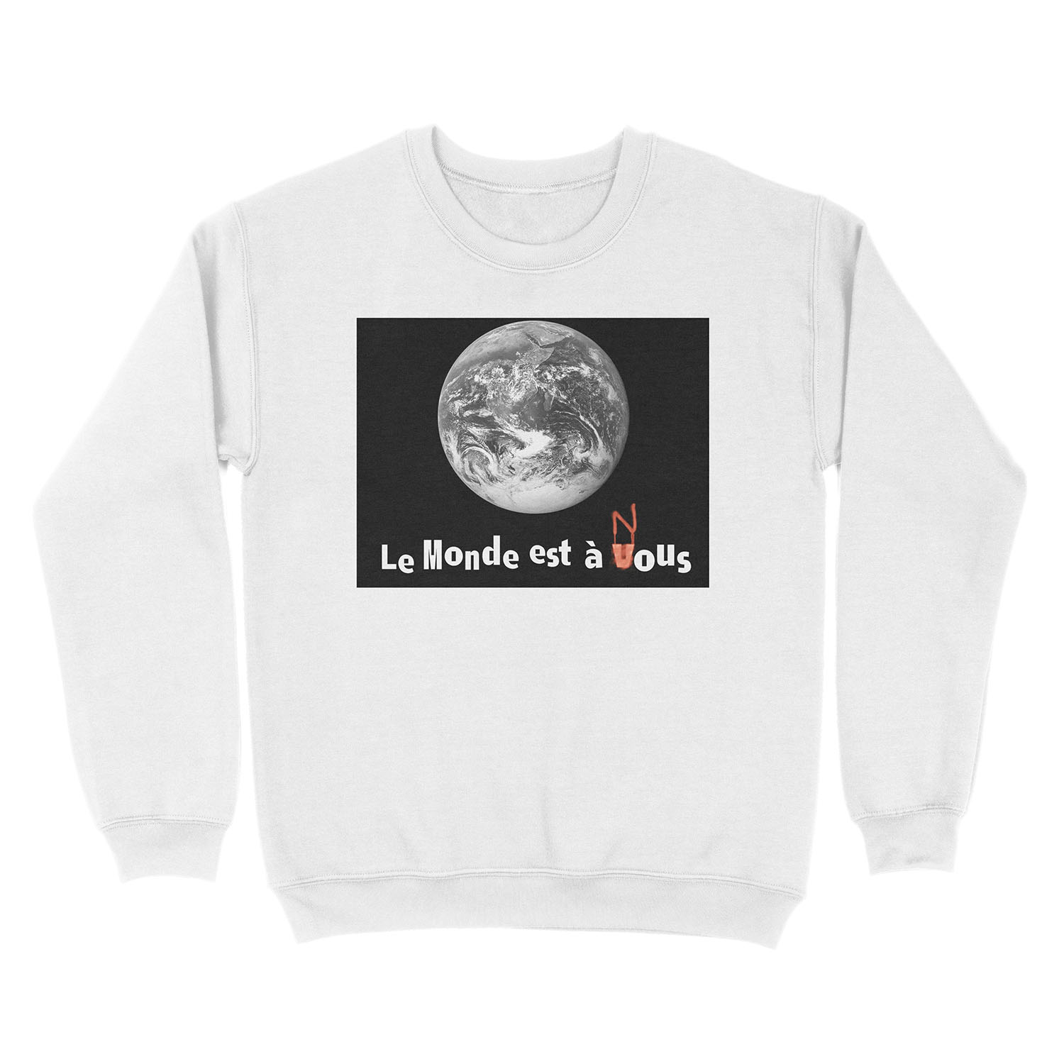 Le Monde Est A Nous (La Haine) Unisex Crewneck Sweatshirt - Image 2