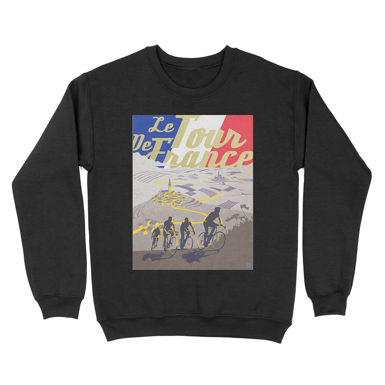 Le Tour de France retro poster Unisex Crewneck Sweatshirt