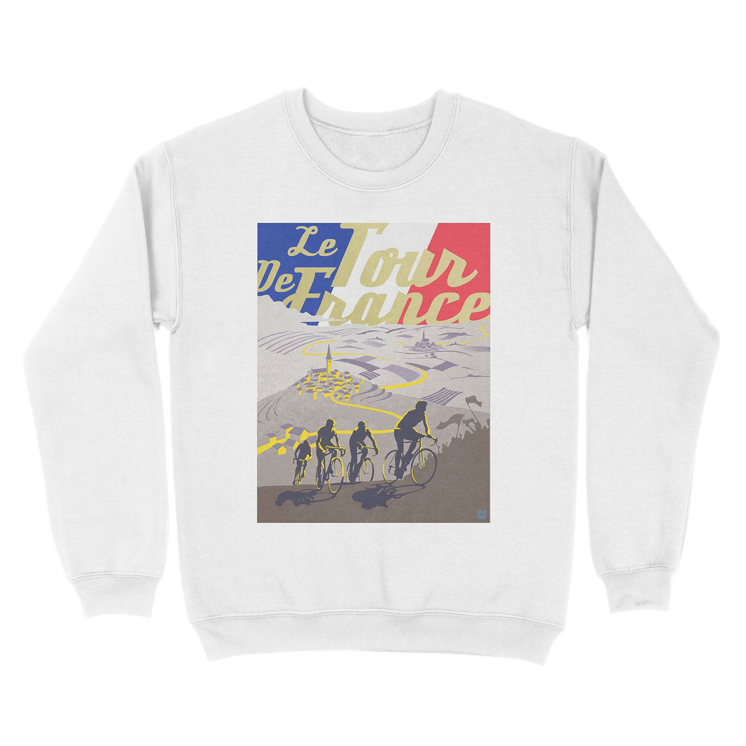 Le Tour de France retro poster Unisex Crewneck Sweatshirt - Image 2
