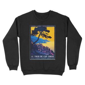 Le Tour Du Cap Corse, French Travel Unisex Crewneck Sweatshirt