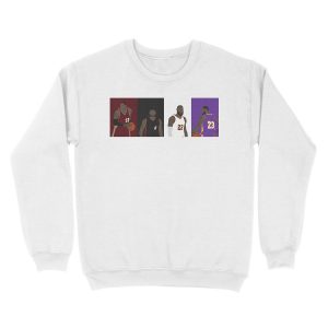 Alternative view of LeBron James Career Unisex Crewneck Sweatshirt