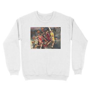 Alternative view of Lebron James - Evolution Unisex Crewneck Sweatshirt