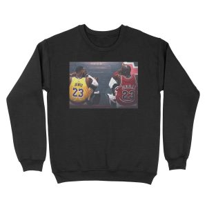 Lebron James Michael Jordan Unisex Crewneck Sweatshirt