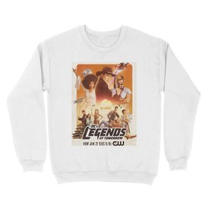 Alternative view of legends of tomorrow poster Unisex Crewneck Sweatshirt
