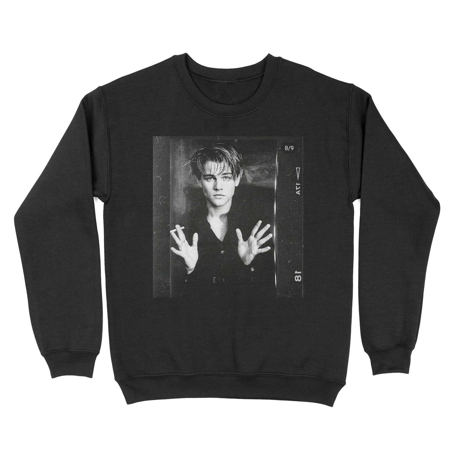 LEO With A Cigarette. Unisex Crewneck Sweatshirt