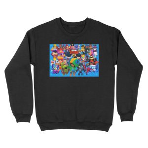 LEON and FRIENDS BRAWLERS from BRAWL STARS - BrawlStarsPrime Unisex Crewneck Sweatshirt