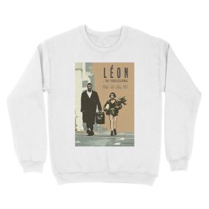 Alternative view of Léon Retro movie Print Unisex Crewneck Sweatshirt