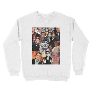 Alternative view of Leonardo Dicaprio Collage Unisex Crewneck Sweatshirt