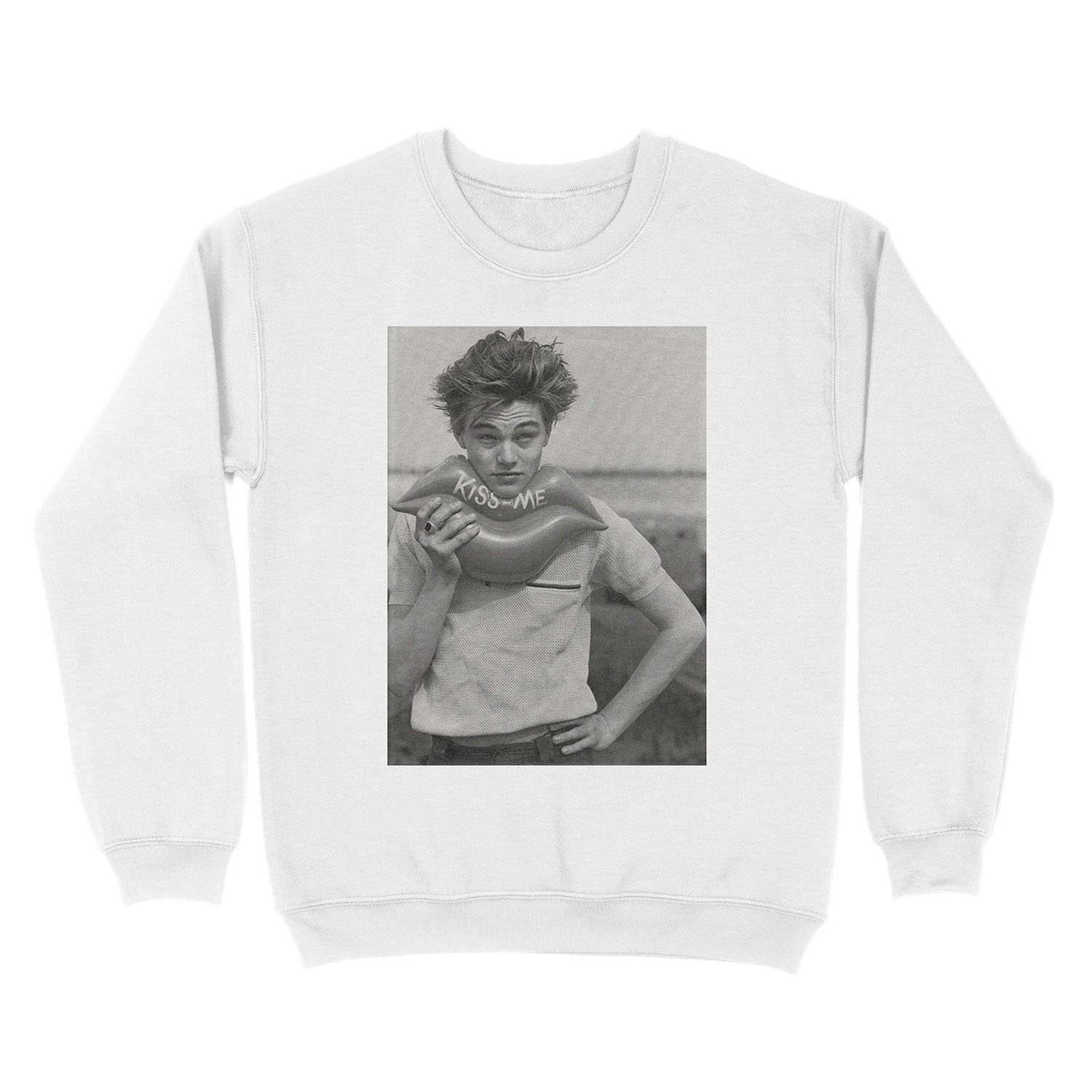 Leonardo DiCaprio - Kiss Me Unisex Crewneck Sweatshirt - Image 2