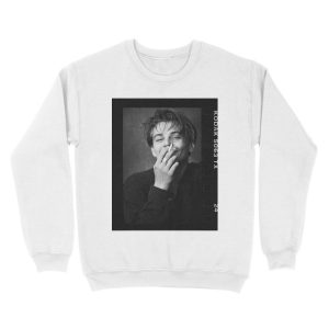 Alternative view of Leonardo DiCaprio- Smoking Unisex Crewneck Sweatshirt