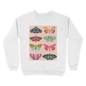 Alternative view of Lepidoptery No. 1 by Andrea Lauren Unisex Crewneck Sweatshirt