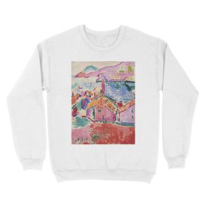 Alternative view of Les toits de Collioure- Henri Matisse Unisex Crewneck Sweatshirt