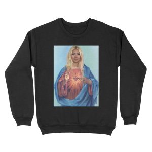 lesbian jesus Unisex Crewneck Sweatshirt