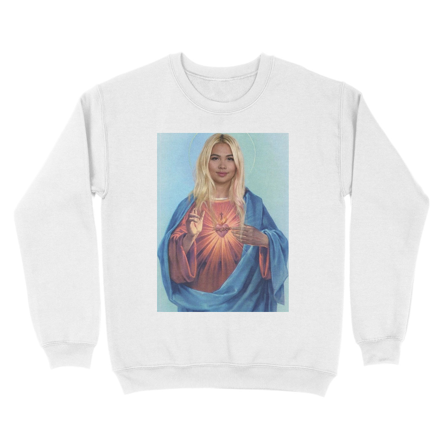 lesbian jesus Unisex Crewneck Sweatshirt - Image 2