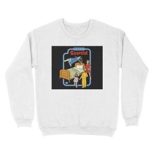 Alternative view of Let's Call the Exorcist Unisex Crewneck Sweatshirt