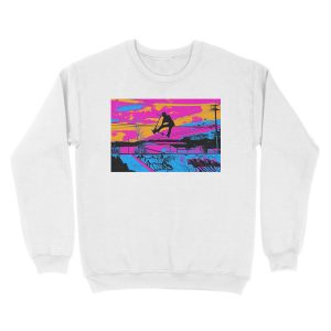 Alternative view of Let's Fly! - Stunt Scooter Unisex Crewneck Sweatshirt