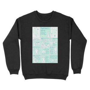 Let's Get You Mentally Healthy: Mindfulness 102 Bunny Comic Unisex Crewneck Sweatshirt