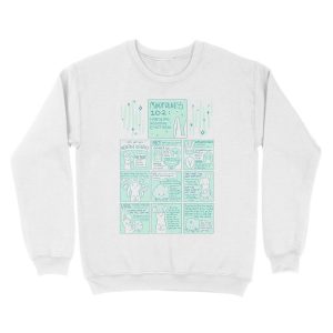 Alternative view of Let's Get You Mentally Healthy: Mindfulness 102 Bunny Comic Unisex Crewneck Sweatshirt