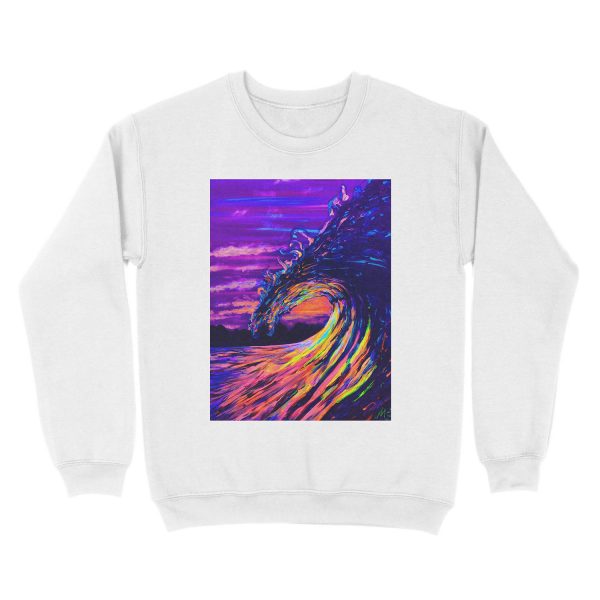 Let the waves hold you Unisex Crewneck Sweatshirt - Image 2