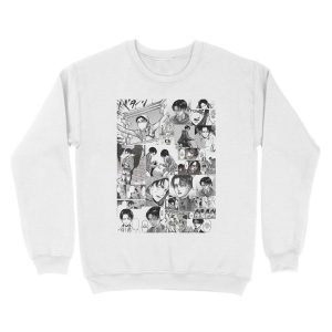 Alternative view of Levi Manga Collage Unisex Crewneck Sweatshirt