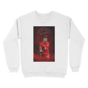 Alternative view of Lewandowski Wallpaper Unisex Crewneck Sweatshirt
