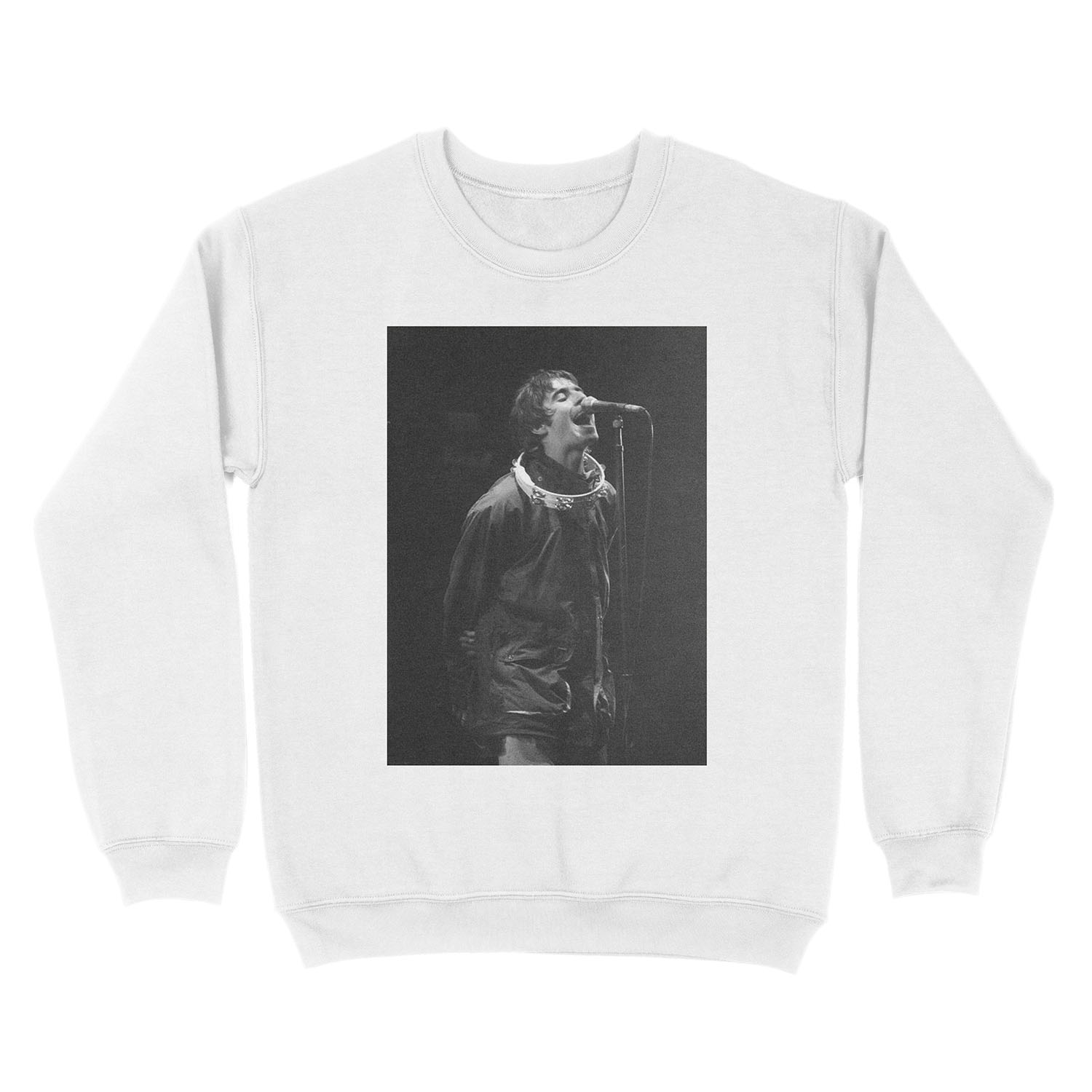 Liam Gallagher Print Unisex Crewneck Sweatshirt - Image 2